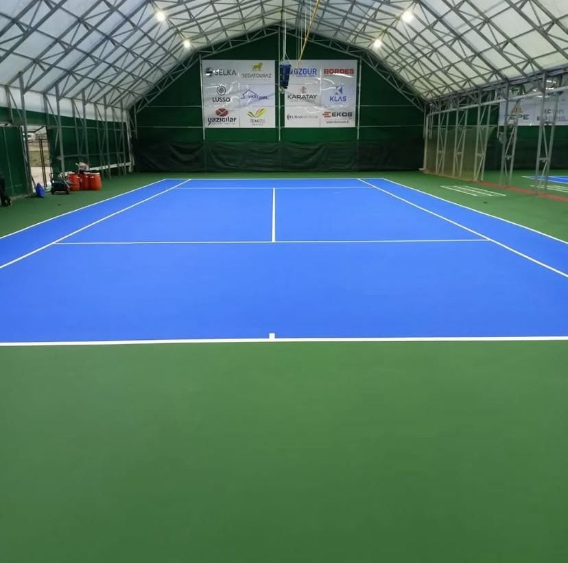 Profesyonel Akrilik Zemin Tenis Kortu